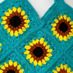 Crochet 🧶 Sunflower 🌻bag