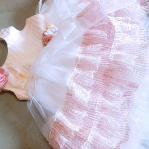 Fancy Frill Frock For 1yr Child