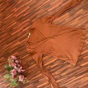 Long Sleeve V Neck Top