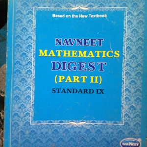 MH Bord 9th Class Digest Navneet Math 1and 2 Science And Technology