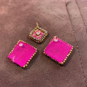 Earrings And Pendant Sell For Rakhi