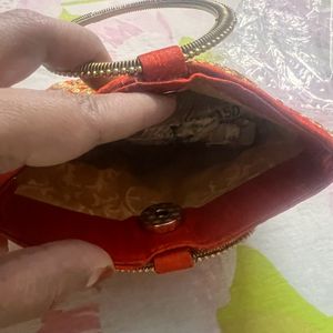 Wedding Batwa | Party Purse Orange New Unused