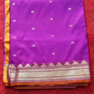 Purple Beautiful Saree ✨️