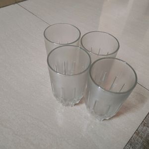 Transparent Juice Glasses