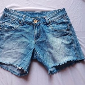 Blue Denim Shorts