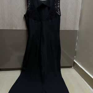 Black One Piece Party Wear Dress