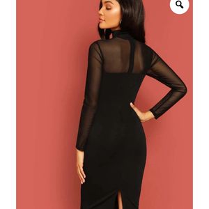 Shein New Sweetheart Black Dress