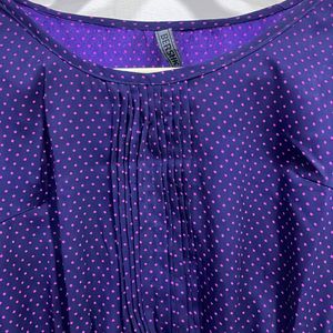 Pretty Purple Polka Dot Dress