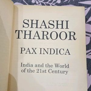 Pax Indica By Shashi Tharoor