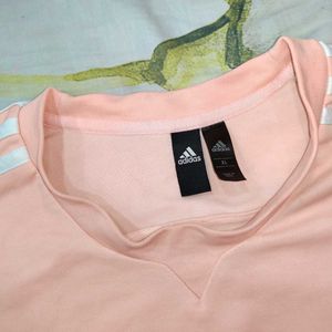 Adidas Poly cotton Round Neck Tshirt