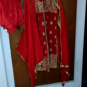 Red Wedding Kurts Pajama Set