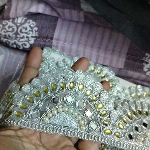 Silver Colour Lace