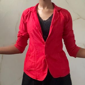 Mary Jane Red Blazer