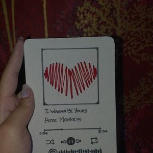 Embroidery Spotify Card