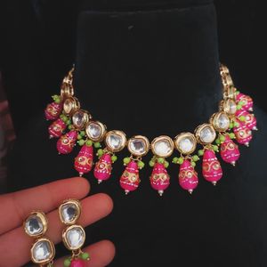 Kundan Minakari Set