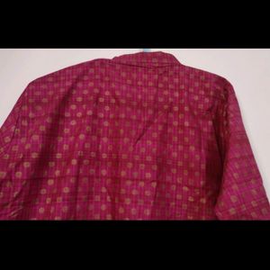 Rani Pink Straight Kurta