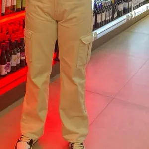 ZARA beige Cargo Pants