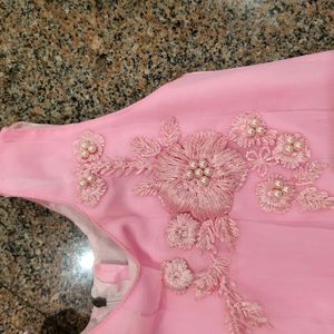 Pink Girl Baby Frock