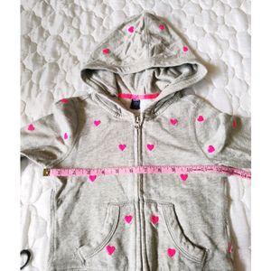 Sale❗Embroidered Heart Print Sweatshirt