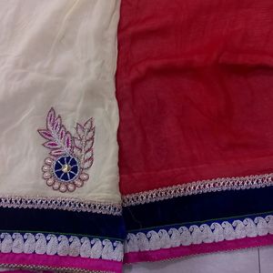 Double Shade Saree