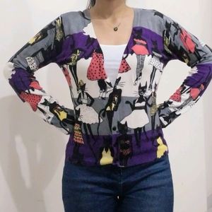 Cute Cartoon Cardigan