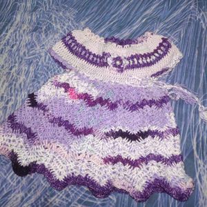 Girls Kids Dress Handmade New Crochet