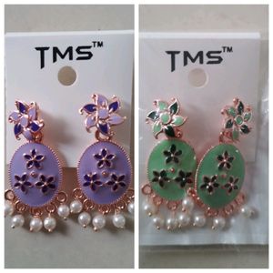 Meenakari Earings 2/Pair