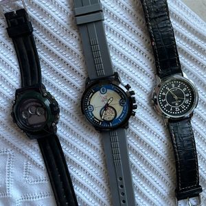 Set of 3 Men watches