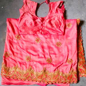 Festive Saree With Blouse New