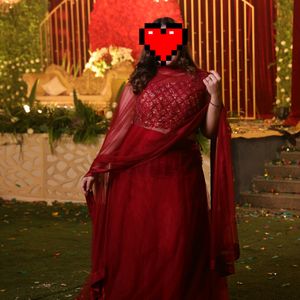 BEAUTIFUL RED LEHENGA CHOLI With Dupatta