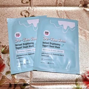 B1G1 Popxo Sheet Mask Blue