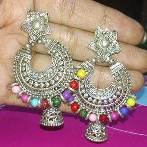 Oxidised Jhumkas