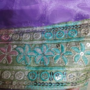 Beautiful Net Heavy Embroidery Saree