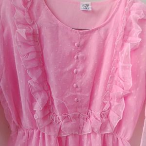 Pink Party Wear Dress