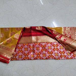 Durga Puja Special Kanjivaram Saree