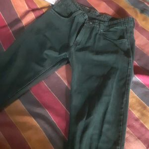 Green Denim Jeans