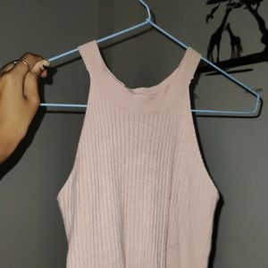 WOMEN'S KNIT CROP TOP RIBBED