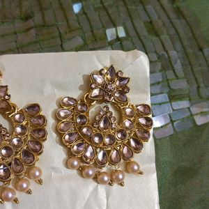 Maangtika And Earrings Set