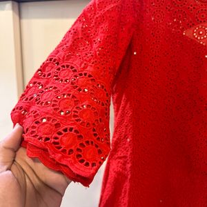 Red Kurta