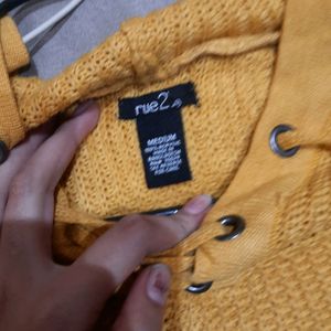 Mustard Colour Sweater