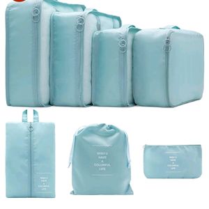 7 Piece Travel Organiser