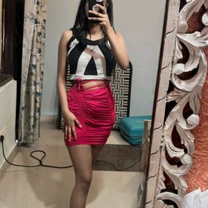 2 In One Top And Skirt From Shein