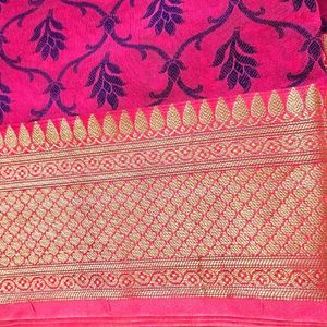 pure cotton silk sari