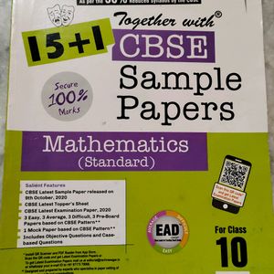 Mathematics Standard Sample Papers Class 10