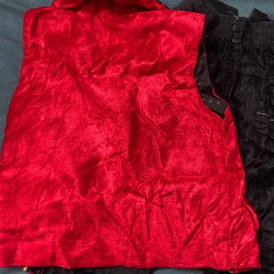 Velvet Waist Coat And Pant-2 Year Old