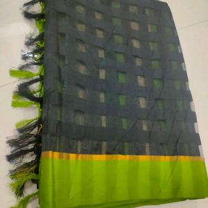 Black Green Saree🖤💚