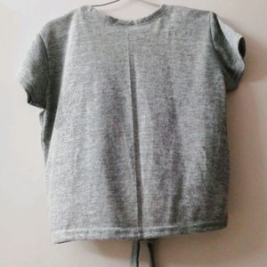 New grey crop top - Never Worn