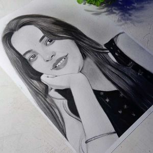 Portrait Draw For Sketch 💕😍✨️🎨