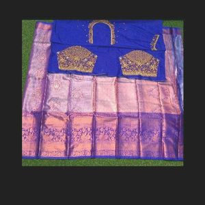 Trending Copper Border Pattu Mix Zari Weaving Sare