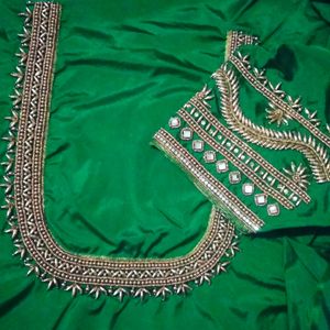 Aari Work Blouse Piece